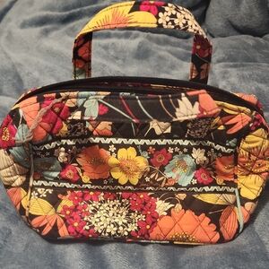 Floral Quilted Vera Bradley Women's Insulated Lunch Or Makeup Bag